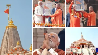 वॉयस ऑफ ए टू जेड न्यूज:- मंदिर पर लहराया धर्मध्वज, PM मोदी ने कहा- आज पूरी दुनिया हुई राममय