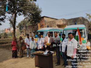 वॉयस ऑफ ए टू जेड न्यूज:- *राष्ट्र सेवा की मिसाल बने 108/102 एंबुलेंस कर्मी, **लम्भुआ में देशभक्ति के साथ मना गणतंत्र दिवस*

*तिरंगे के साए में लिया गया संकल्प—हर जान अनमोल, हर पल राष्ट्र सेवा*