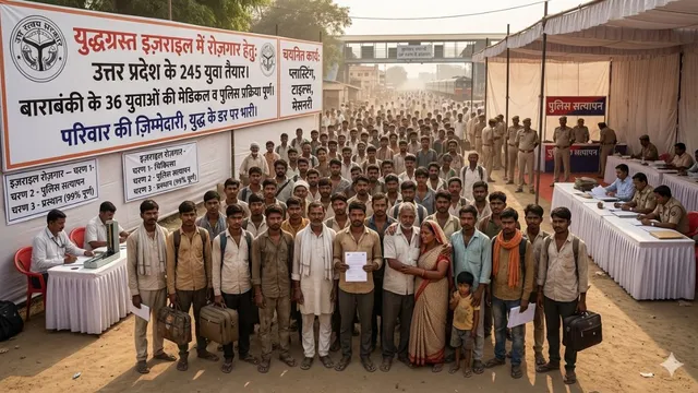 वॉयस ऑफ ए टू जेड न्यूज:- युद्ध के बीच रोजगार के लिए इजरायल जा रहे यूपी के 245 युवा, मेडिकल और वेरिफिकेशन पूरा