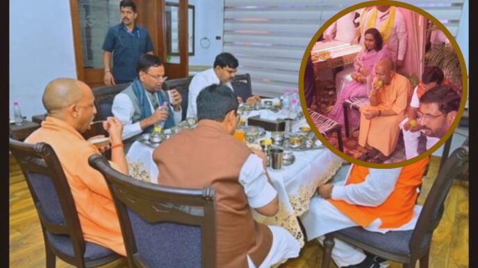 वॉयस ऑफ ए टू जेड न्यूज- सीएम योगी के घर भोजन, बृजेश पाठक के यहां खाया आम; संपर्क और समन्वय से चुनावी तार कस गए नितिन नवीन